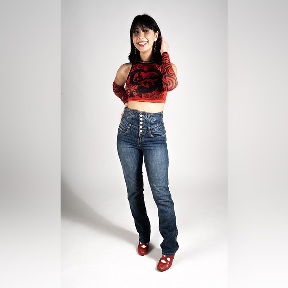 Vintage COOGI ultra high waste jeans - Picture 2 of 4